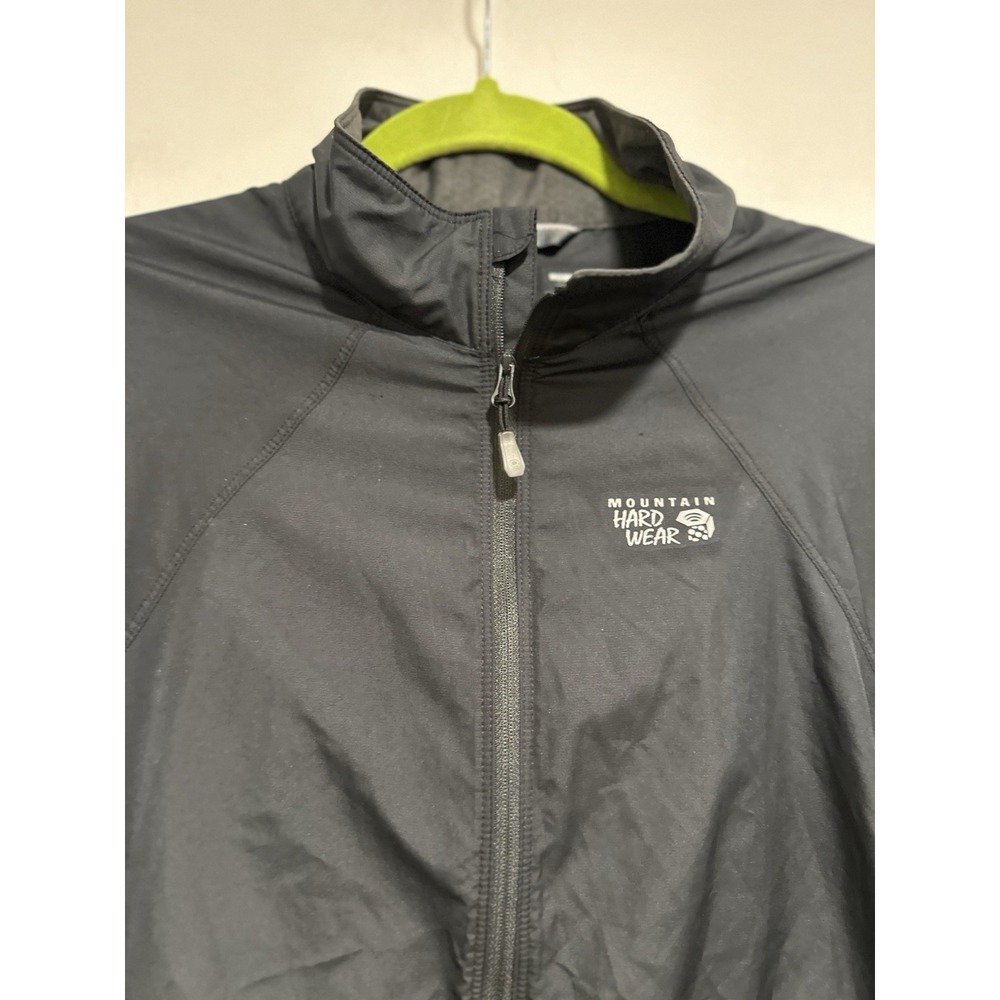 EUC Mountain Hardwear Women SzXL Kor AirShell Lightweight Full Zip Black Jacket - Picture 6 of 13
